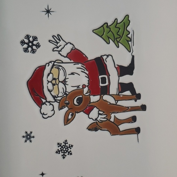 Rudolph the Red Nose Reindeer Classic Ceramic Serving platter NWT - Picture 2 of 5
